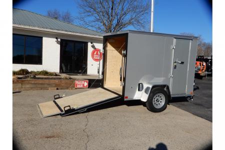 New 2026 Covered Wagon 5x8 Enclosed, 5'6" Height, Ramp Door & Side Door
