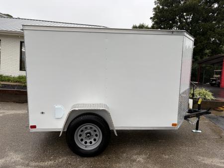 New 2027 Covered Wagon 5x8 Enclosed, 5' Height, Ramp Door Only