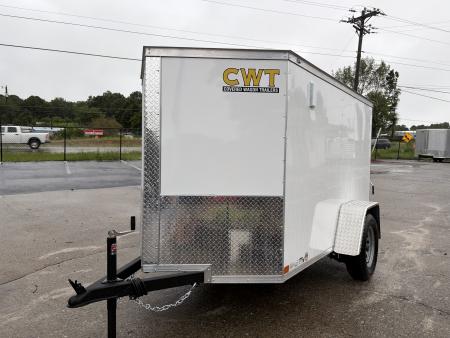 New 2027 Covered Wagon 5x8 Enclosed, 5' Height, Ramp Door Only