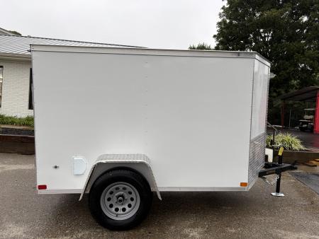 New 2027 Covered Wagon 5x8 Enclosed, 5' Height, Ramp Door Only