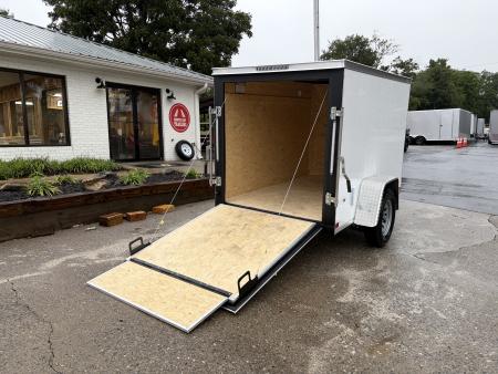 New 2027 Covered Wagon 5x8 Enclosed, 5' Height, Ramp Door Only