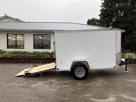 New 2027 Covered Wagon 5x8 Enclosed, 5' Height, Ramp Door Only