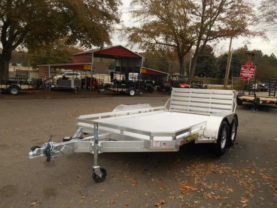 New 2026 Aluma 78"x12' Utility, 8.5" Rails 7812TA-BT