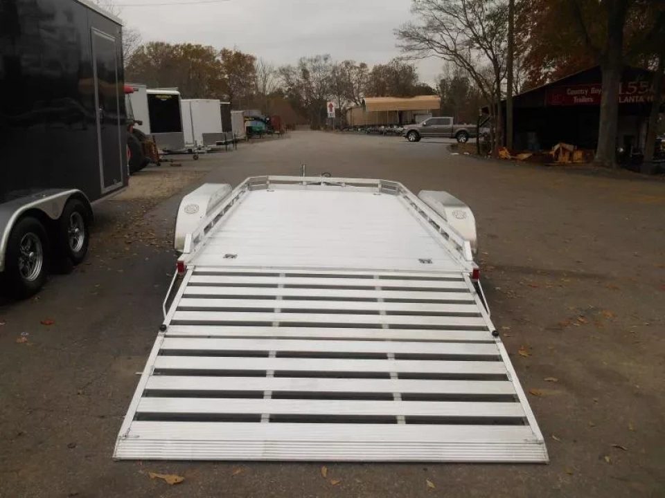 New 2026 Aluma 78"x12' Utility, 8.5" Rails 7812TA-BT