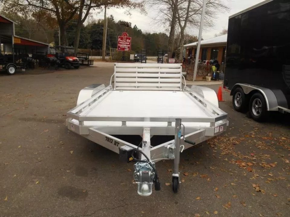New 2026 Aluma 78"x12' Utility, 8.5" Rails 7812TA-BT
