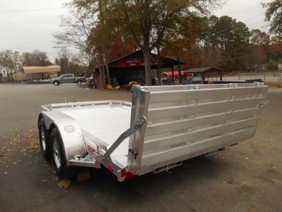 New 2026 Aluma 78"x12' Utility, 8.5" Rails 7812TA-BT