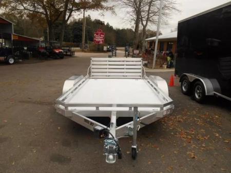 New 2026 Aluma 78"x12' Utility, 8.5" Rails 7812TA-BT