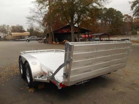 New 2026 Aluma 78"x12' Utility, 8.5" Rails 7812TA-BT