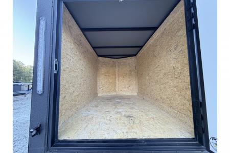 New 2026 Covered Wagon 4'x6' Enclosed, Single Rear Door