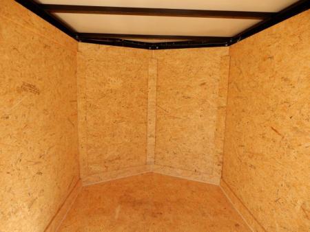 New 2026 Covered Wagon 4x6 Cargo, Dark Green, Rear Swing Door, 2000 LB GVWR