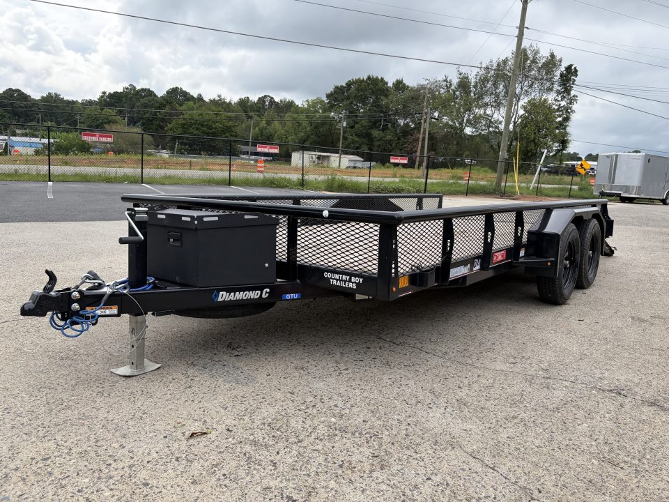 New 2026 Diamond C Trailers 16'x83" Tandem Utility NEW MODEL! GTU235 Landscape Trailer