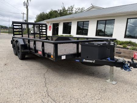 New 2026 Diamond C Trailers 16'x83" Tandem Utility NEW MODEL! GTU235 Landscape Trailer