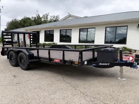 New 2026 Diamond C Trailers 16'x83" Tandem Utility NEW MODEL! GTU235 Landscape Trailer