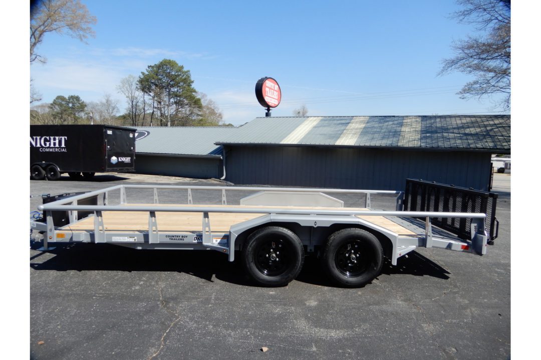 New 2026 Diamond C 83"x16' Landscape, Bifold Gate, 4950 LB Payload, GTU235