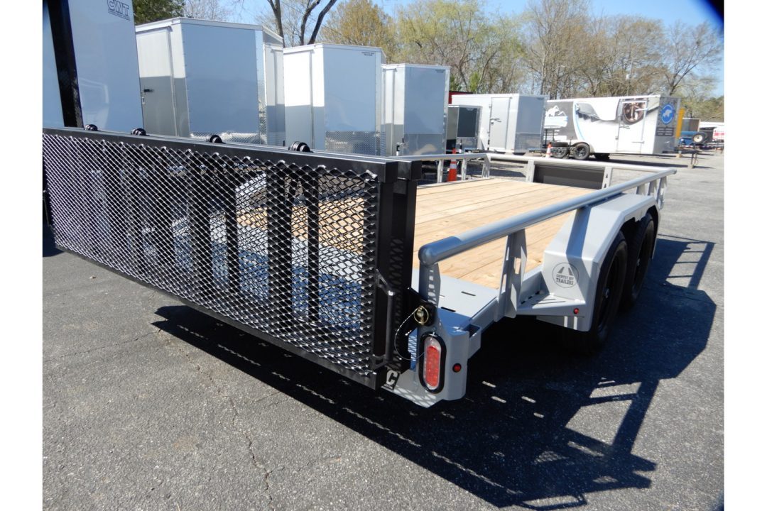 New 2026 Diamond C 83"x16' Landscape, Bifold Gate, 4950 LB Payload, GTU235