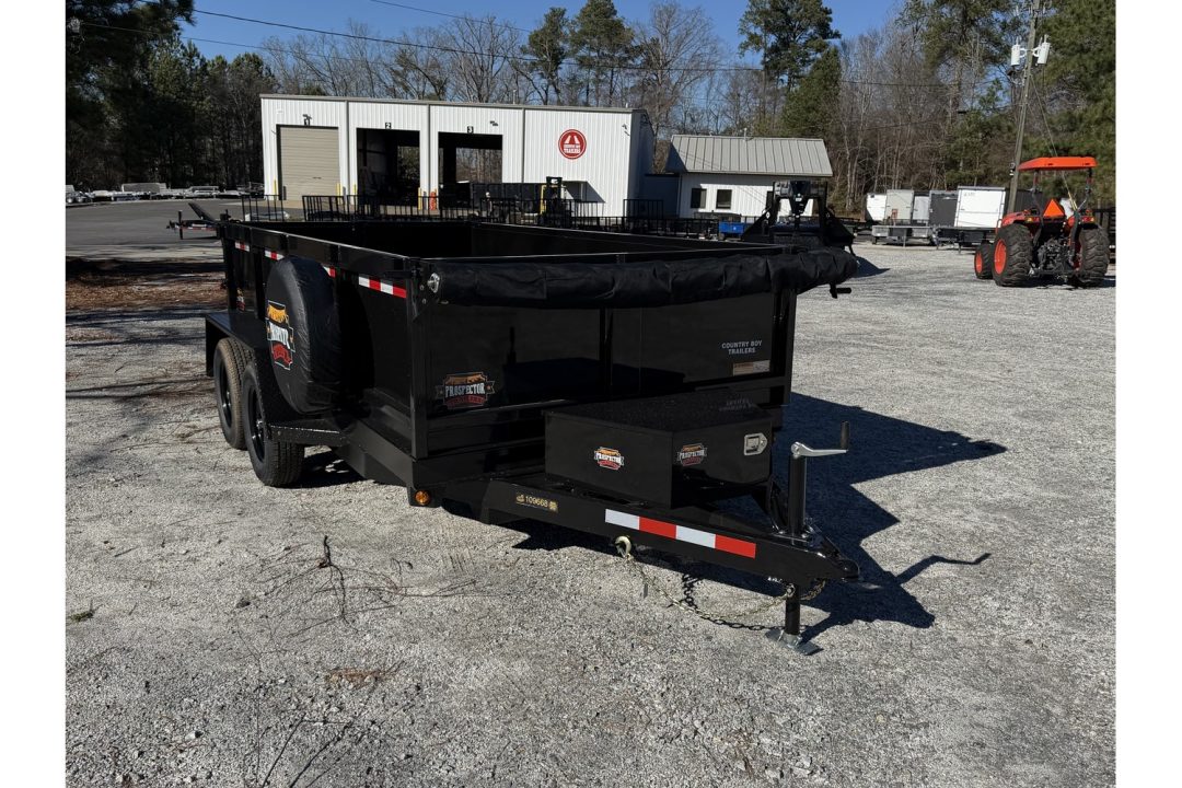 New 2026 Covered Wagon 6'x12 Dump, 2ft Walls