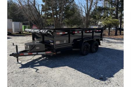 New 2026 Covered Wagon 6'x12 Dump, 2ft Walls