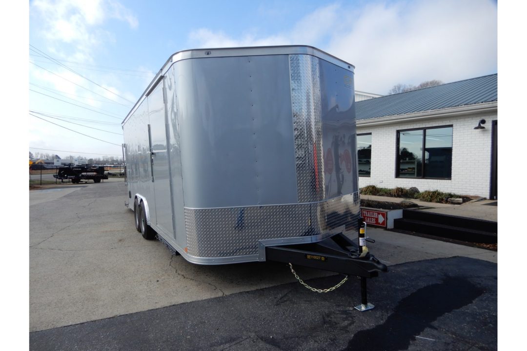 New 2026 Covered Wagon 20' Car Hauler, Escape Door, 6K Payload, 7' Interior Height