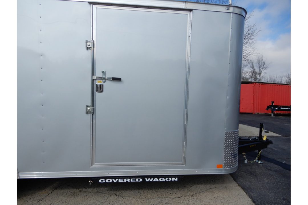 New 2026 Covered Wagon 20' Car Hauler, Escape Door, 6K Payload, 7' Interior Height