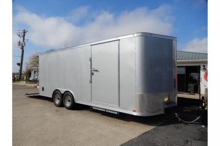 New 2026 Covered Wagon 20' Car Hauler, Escape Door, 6K Payload, 7' Interior Height