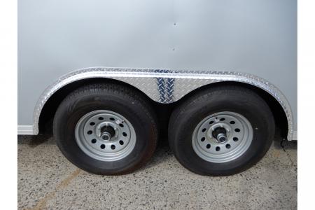 New 2026 Covered Wagon 20' Car Hauler, Escape Door, 6K Payload, 7' Interior Height