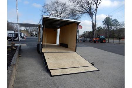 New 2026 Covered Wagon 20' Car Hauler, Escape Door, 6K Payload, 7' Interior Height