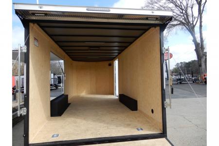 New 2026 Covered Wagon 20' Car Hauler, Escape Door, 6K Payload, 7' Interior Height
