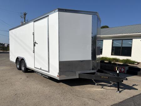 New 2027 Covered Wagon 8.5x20 Car Hauler, 7' Height, 5200# Axles