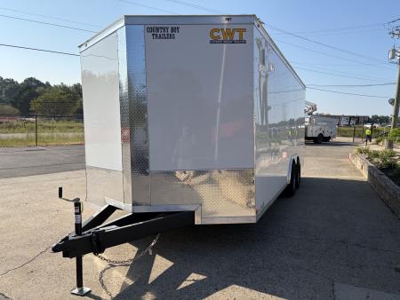 New 2027 Covered Wagon 8.5x20 Car Hauler, 7' Height, 5200# Axles