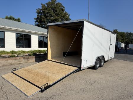 New 2027 Covered Wagon 8.5x20 Car Hauler, 7' Height, 5200# Axles