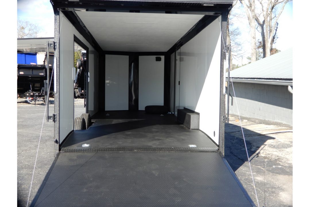 New 2026 Covered Wagon 8.5x24' Car Hauler, Escape Door, 7' Finished Interior