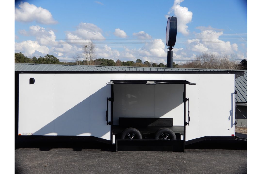 New 2026 Covered Wagon 8.5x24' Car Hauler, Escape Door, 7' Finished Interior