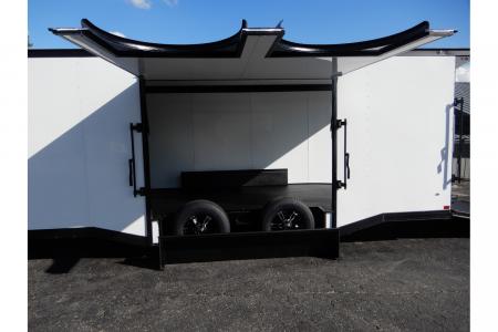 New 2026 Covered Wagon 8.5x24' Car Hauler, Escape Door, 7' Finished Interior