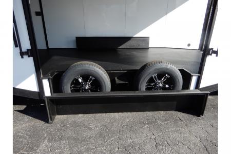 New 2026 Covered Wagon 8.5x24' Car Hauler, Escape Door, 7' Finished Interior