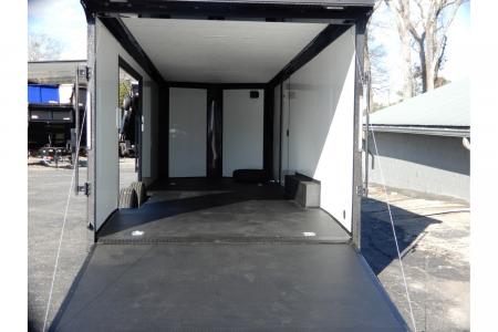 New 2026 Covered Wagon 8.5x24' Car Hauler, Escape Door, 7' Finished Interior