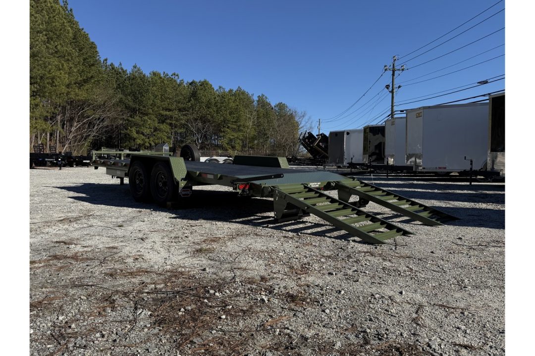 New 2026 Covered Wagon 7x20' Equipment, Cobra Coated Decking