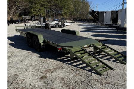 New 2026 Covered Wagon 7x20' Equipment, Cobra Coated Decking