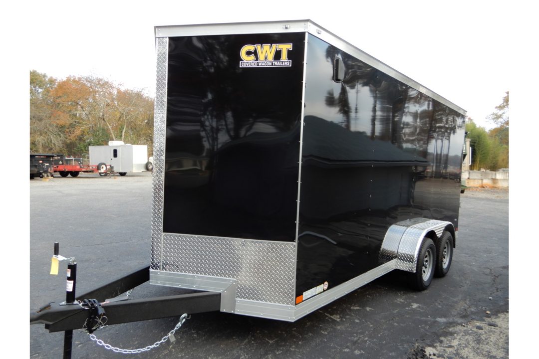 New 2026 Covered Wagon 7x16 Enclosed, 7' Height, 7K GVWR