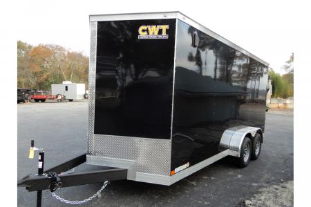 New 2026 Covered Wagon 7x16 Enclosed, 7' Height, 7K GVWR