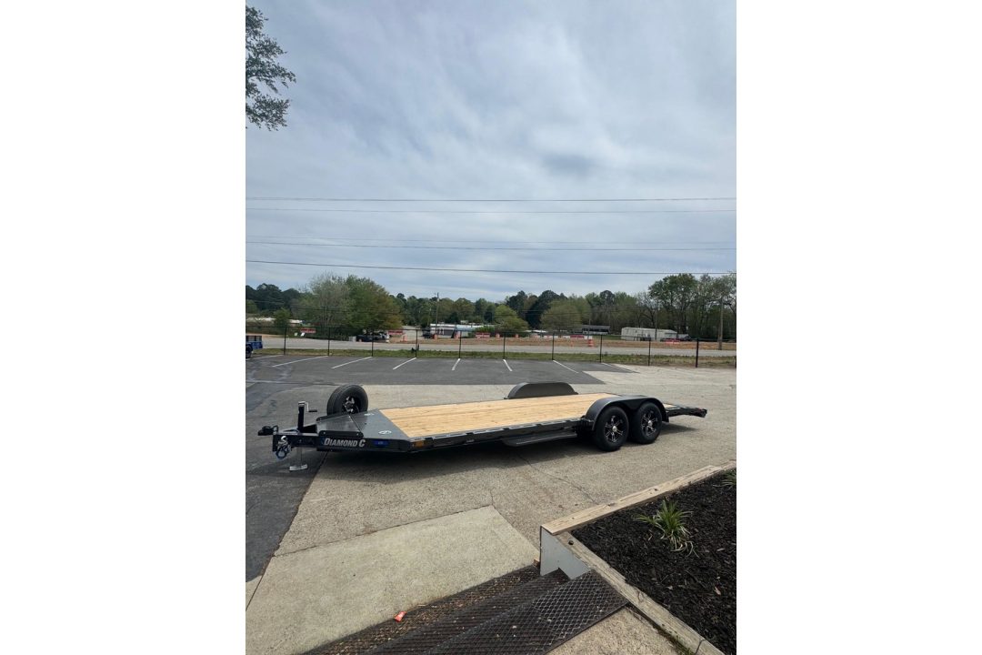 New 2026 Diamond C 83x20 Car Hauler, 2' Dove, Slide-In Ramps GTF206