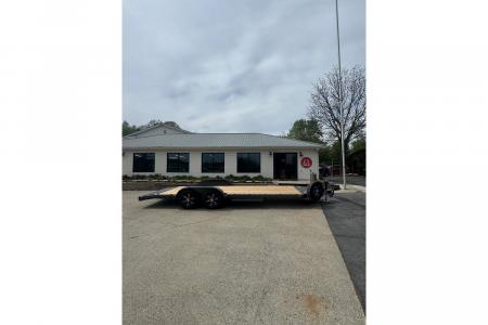 New 2026 Diamond C 83x20 Car Hauler, 2' Dove, Slide-In Ramps GTF206
