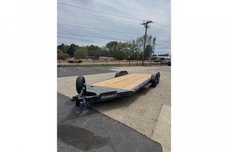 New 2026 Diamond C 83x20 Car Hauler, 2' Dove, Slide-In Ramps GTF206