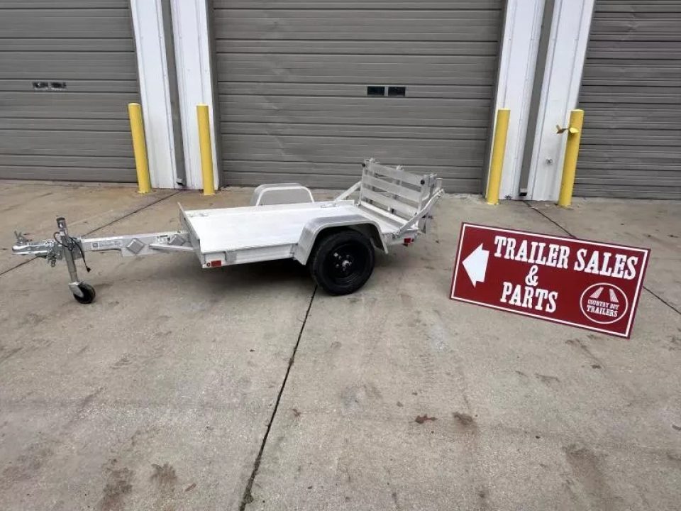 New 2027 Aluma 4'x6' Utility, w/Bi-fold Ramp Gate