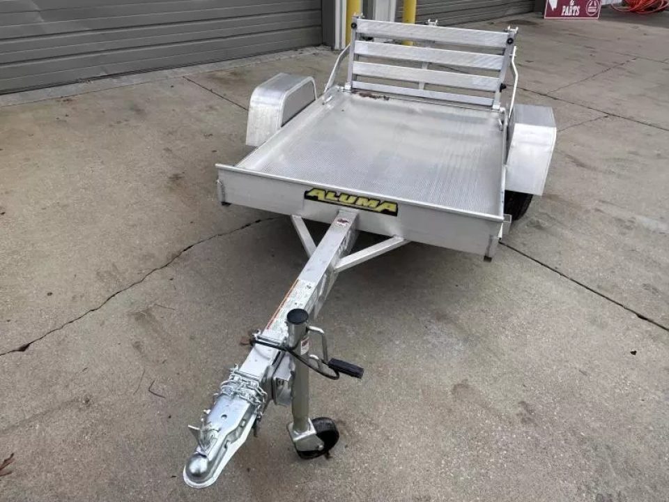 New 2027 Aluma 4'x6' Utility, w/Bi-fold Ramp Gate