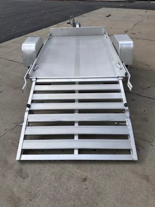 New 2027 Aluma 4'x6' Utility, w/Bi-fold Ramp Gate