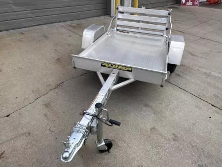 New 2027 Aluma 4'x6' Utility, w/Bi-fold Ramp Gate