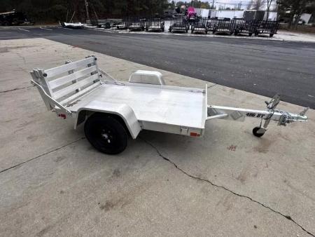 New 2027 Aluma 4'x6' Utility, w/Bi-fold Ramp Gate