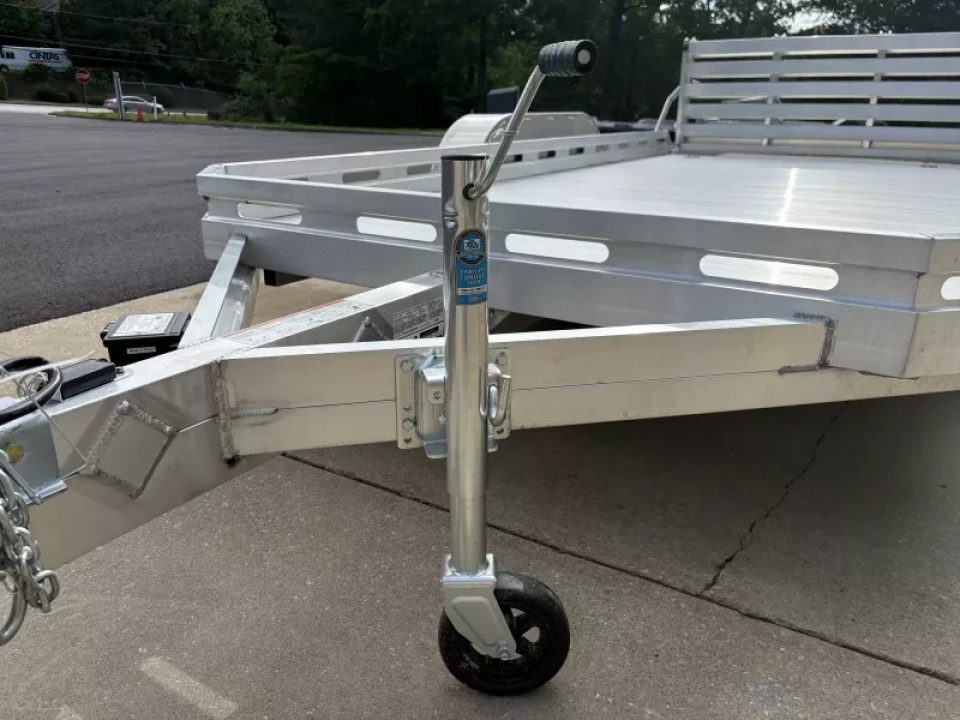 New 2027 Aluma 78x14' Utility, 8.5" Sides, Bi-fold Gate