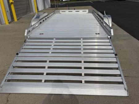New 2027 Aluma 78x14' Utility, 8.5" Sides, Bi-fold Gate