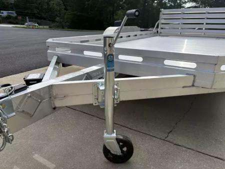 New 2027 Aluma 78X14' Utility, 8.5" Rails, Bi-fold Ramp